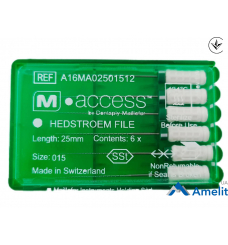 Інструмент ручний H-File M-Access №15 (Dentsply Maillefer), 6 шт./пак.